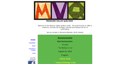 Desktop Screenshot of missourivalleyquilters.com